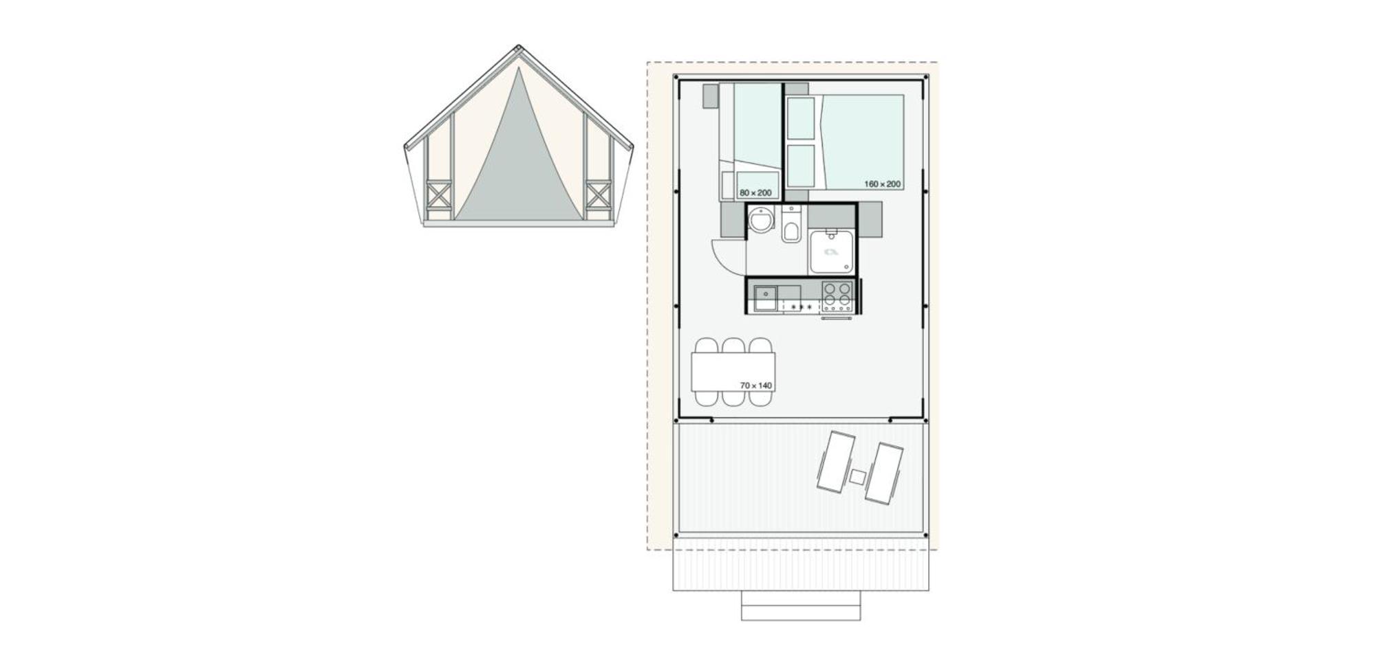 Camp Dole Zivogosce - Mobile Home And Glamping Tent Zewnętrze zdjęcie